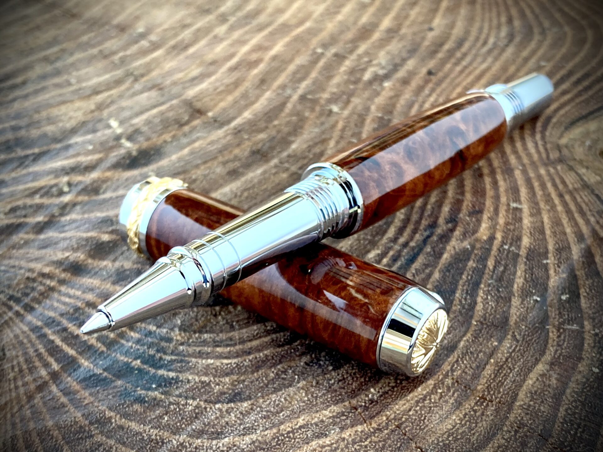 Redwood Burl Convertible Pen