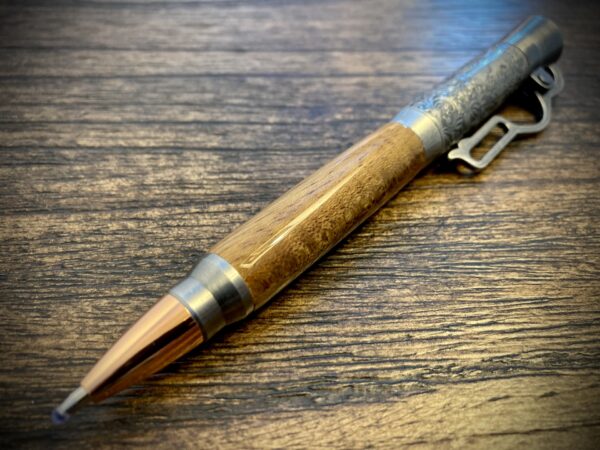 Rhodesian Teak Lever Action Pen