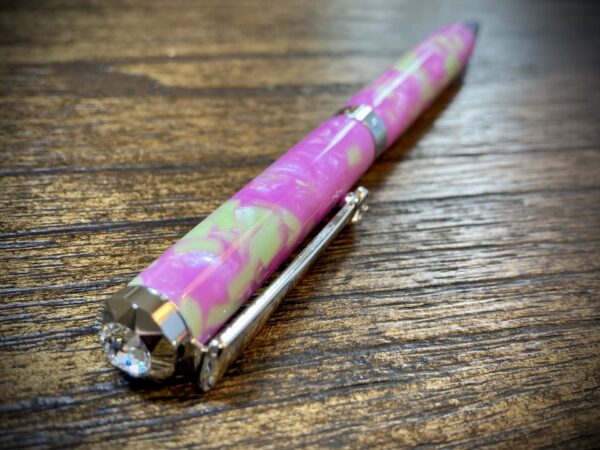 #0388 Pink and Green Ballpoint