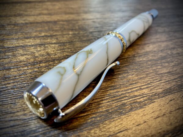 #0401 Gold Marble Convertible Pen