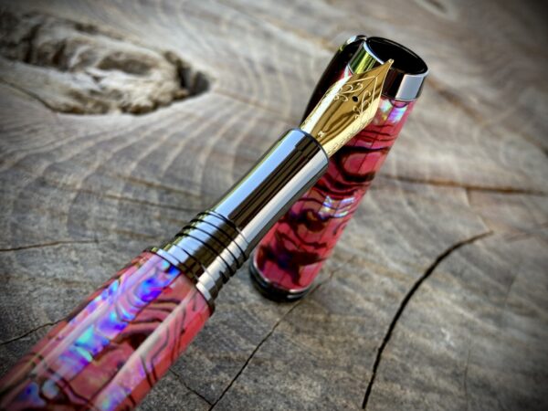 Red Abalone Fountain Pen